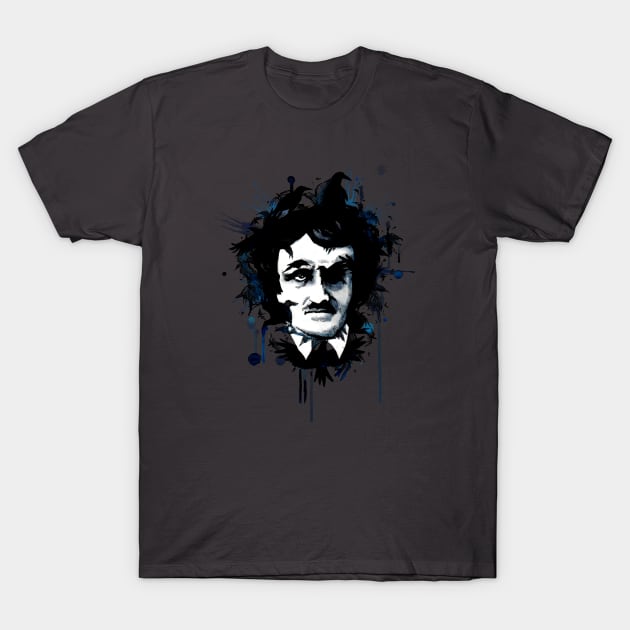 Edgar Allan Crow T-Shirt by LVBart